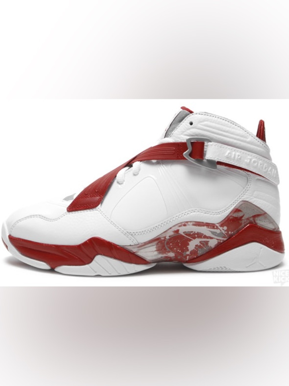 Jordan Men’s Athletic Shoes — White and Red